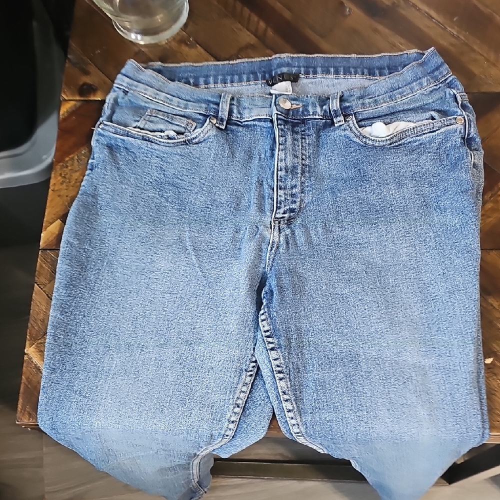 VENUS Men's Straight Blue Jeans